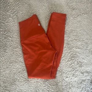 lululemon athletica Kids Orange Leggings